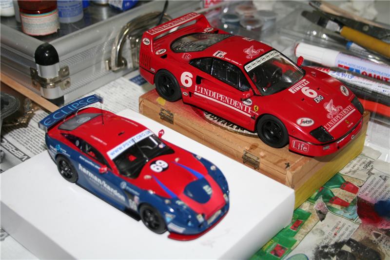O TVR e tb o F40 Colombo entretanto acabado.