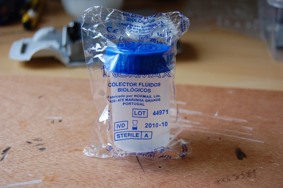 Frasco de fluidos esterilizado