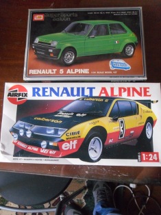 renault 5 alpine GR2 25.00 / alpine A310 30.00