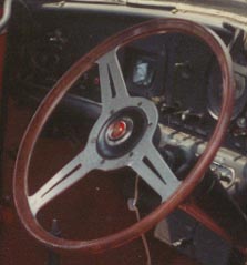 Interior carro de rali