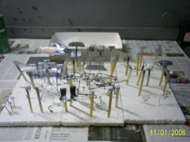Fundo aplicado, hora de pintar