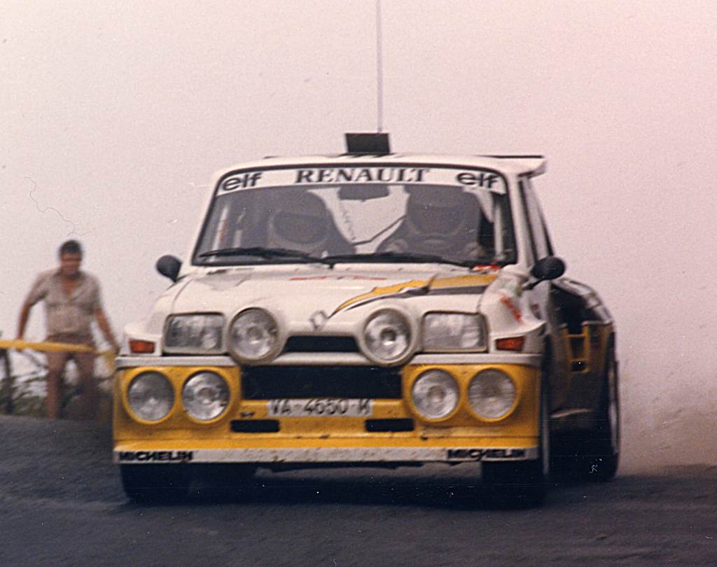 CARLOS SAINZ no RVM 1986.
<br />Foto de Miguel KISPO