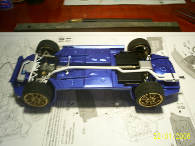 Chassis com as rodas
