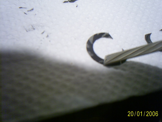 Raspar com uma espátula