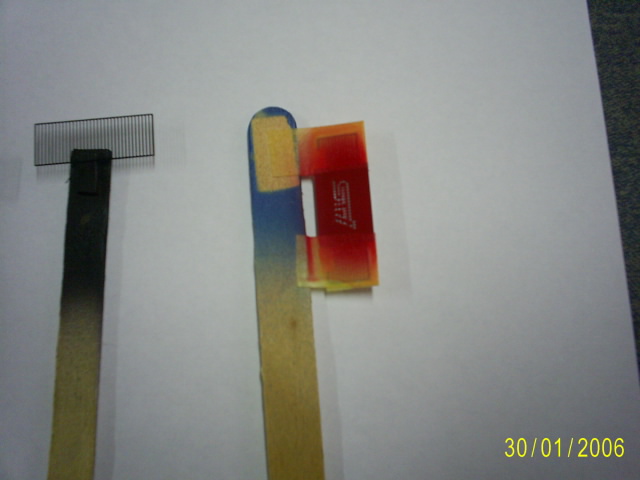 Grades e emblemas pintados